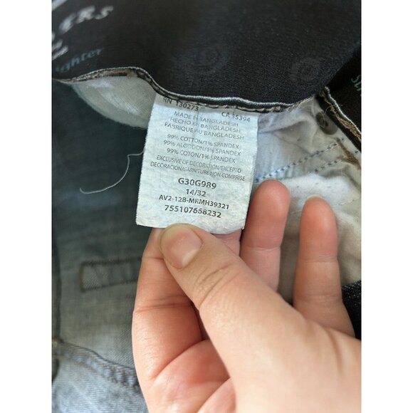 Riders By Lee Mid Rise Straight  Leg Womens Jeans Size 14/32 Blue Medium Wash - Picture 3 of 7